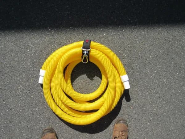 50' Long Heavy Duty Armor Vacuum Hose